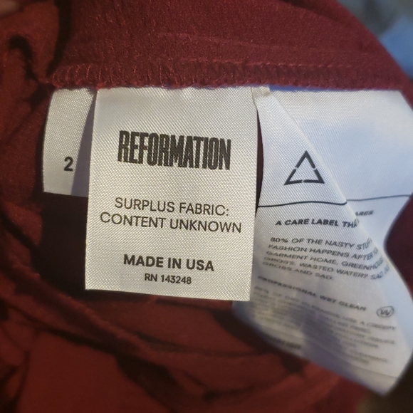 SALE⚡️REFORMATION WINE JUMPER SZ 2 - Picture 6 of 7